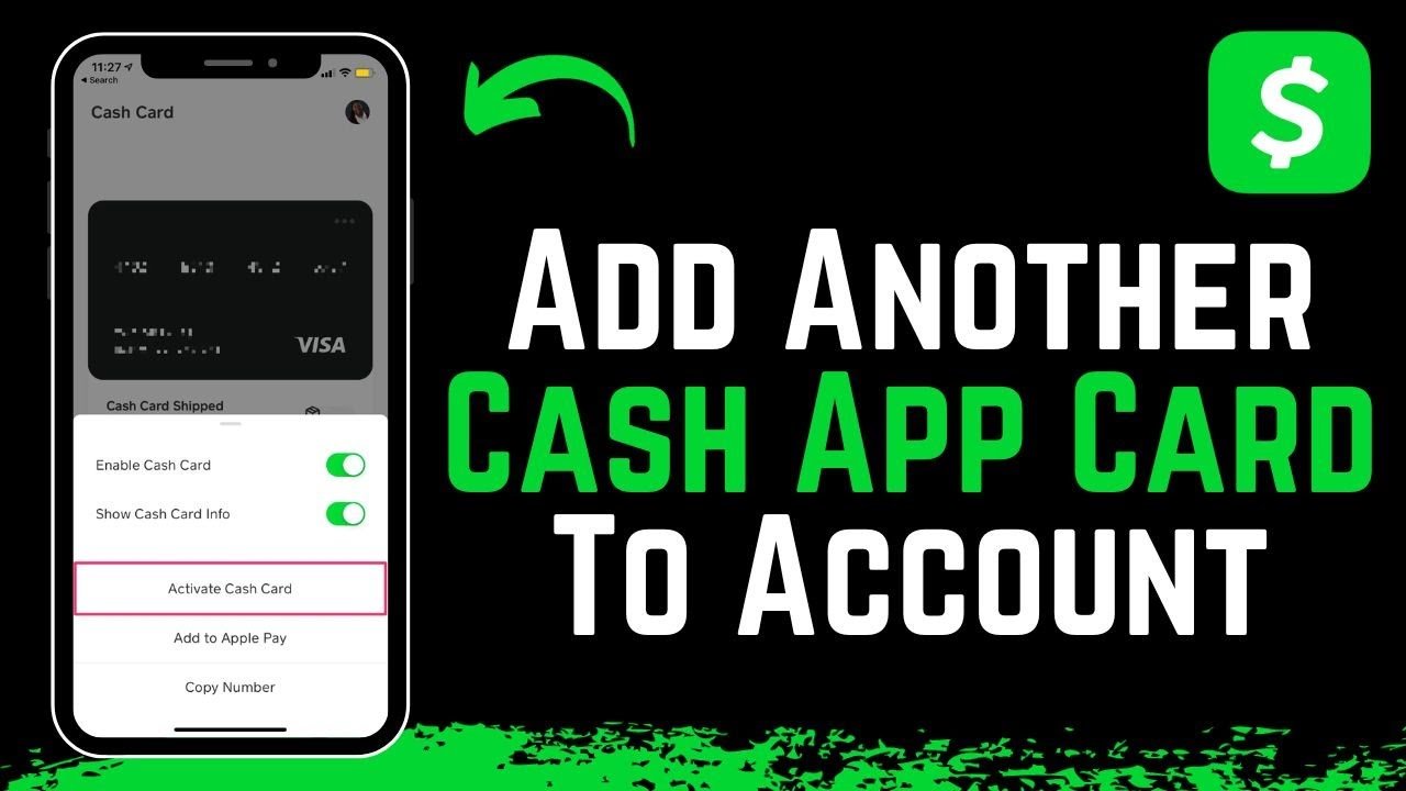 how to add another cash app card to your account