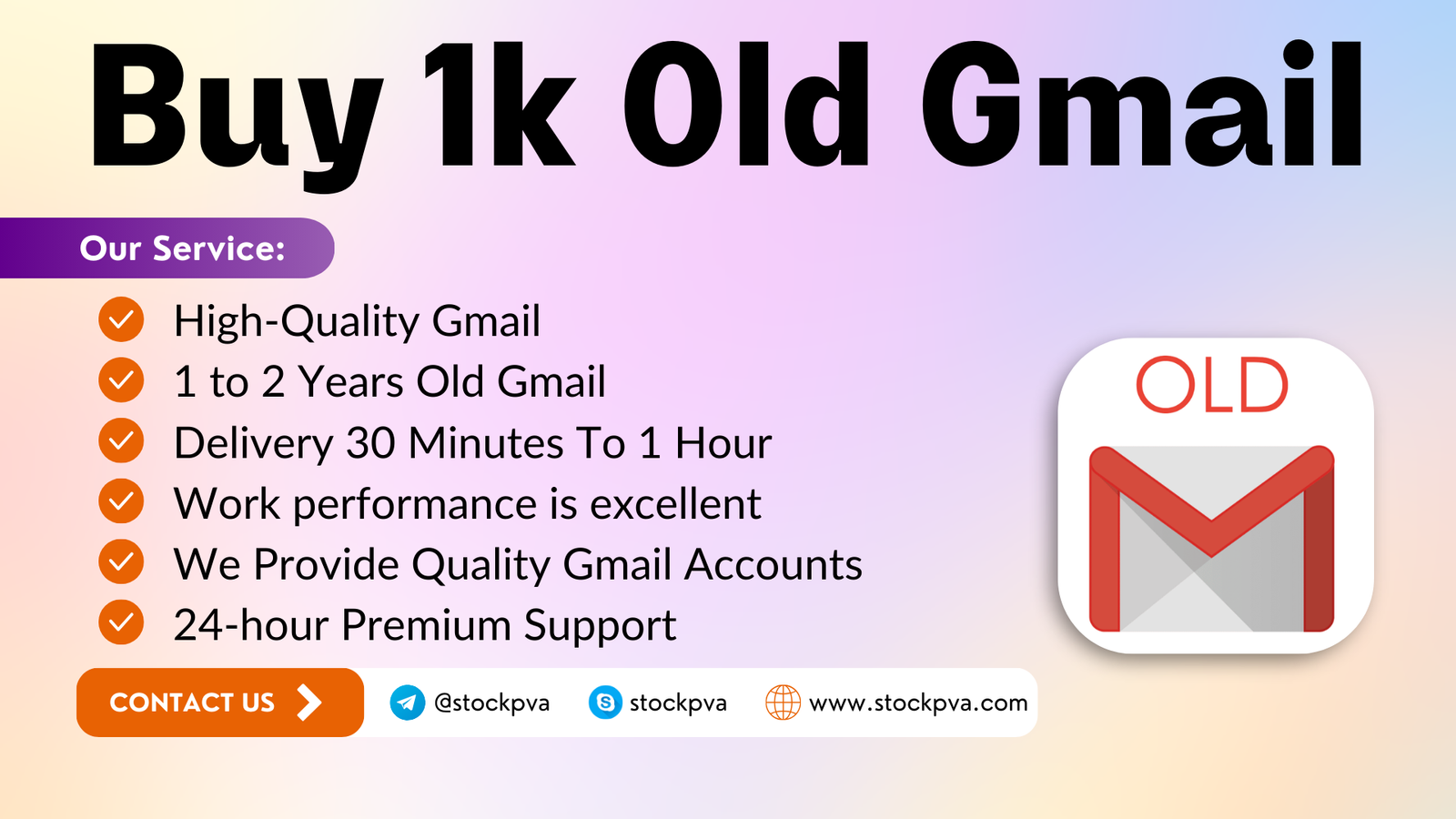 Buy 1k Old Gmail Accounts