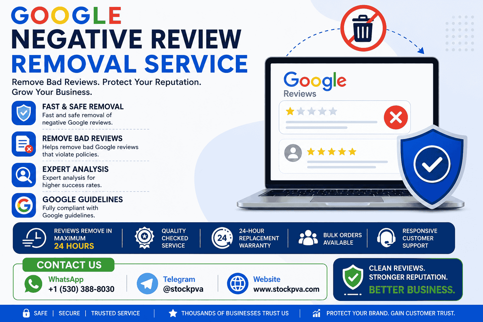 remove Google reviews from business